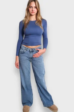 Pantalon>Meet Me There Wide Mid Waist Jeans